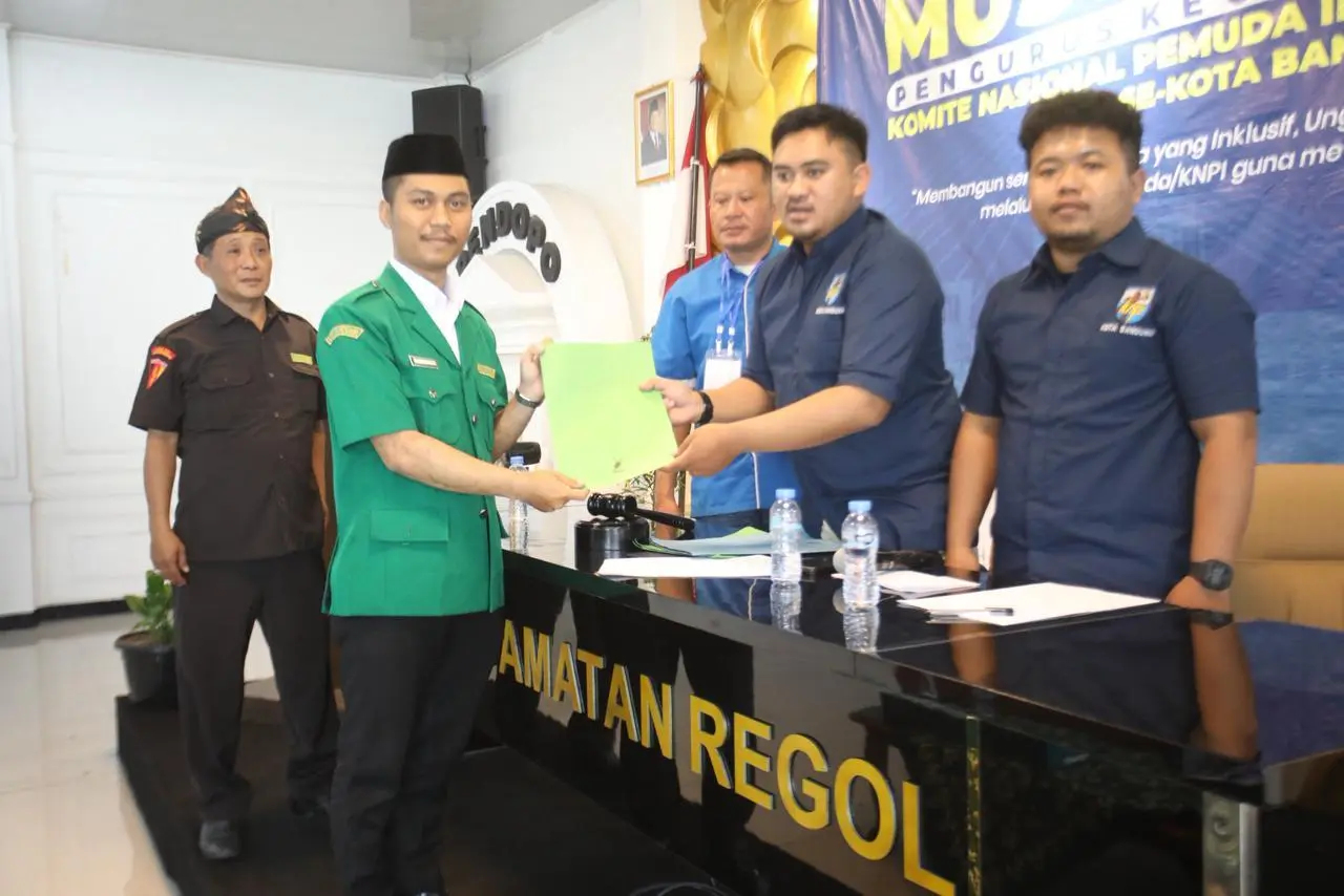 Wandy PW Terpilih Secara Aklamasi sebagai Ketua DPK KNPI Kecamatan Regol Periode 2025–2028