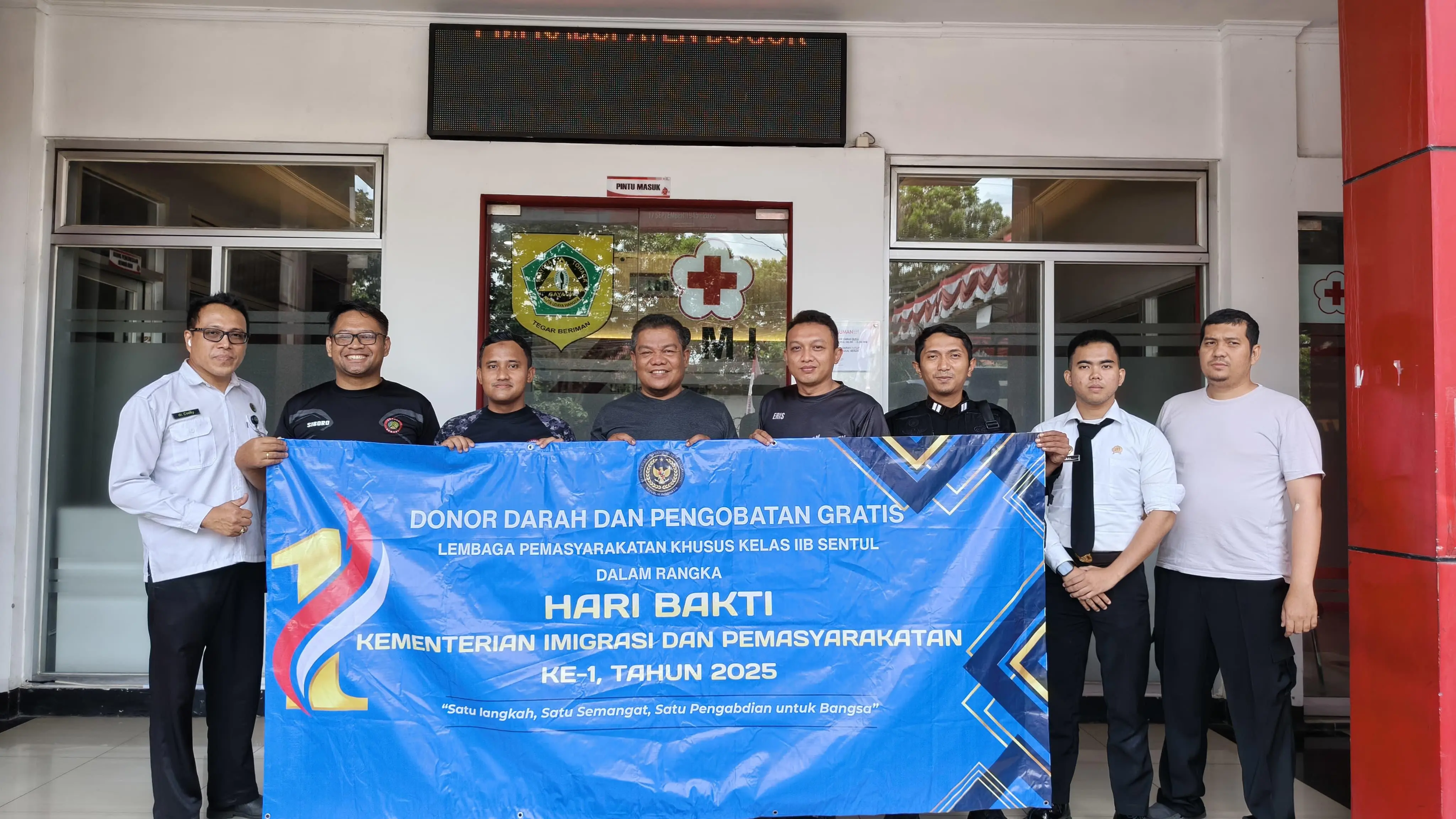 Lapas Khusus Sentul Ikuti Donor Darah Peringati Hari Bakti Kemenkumham ke-1