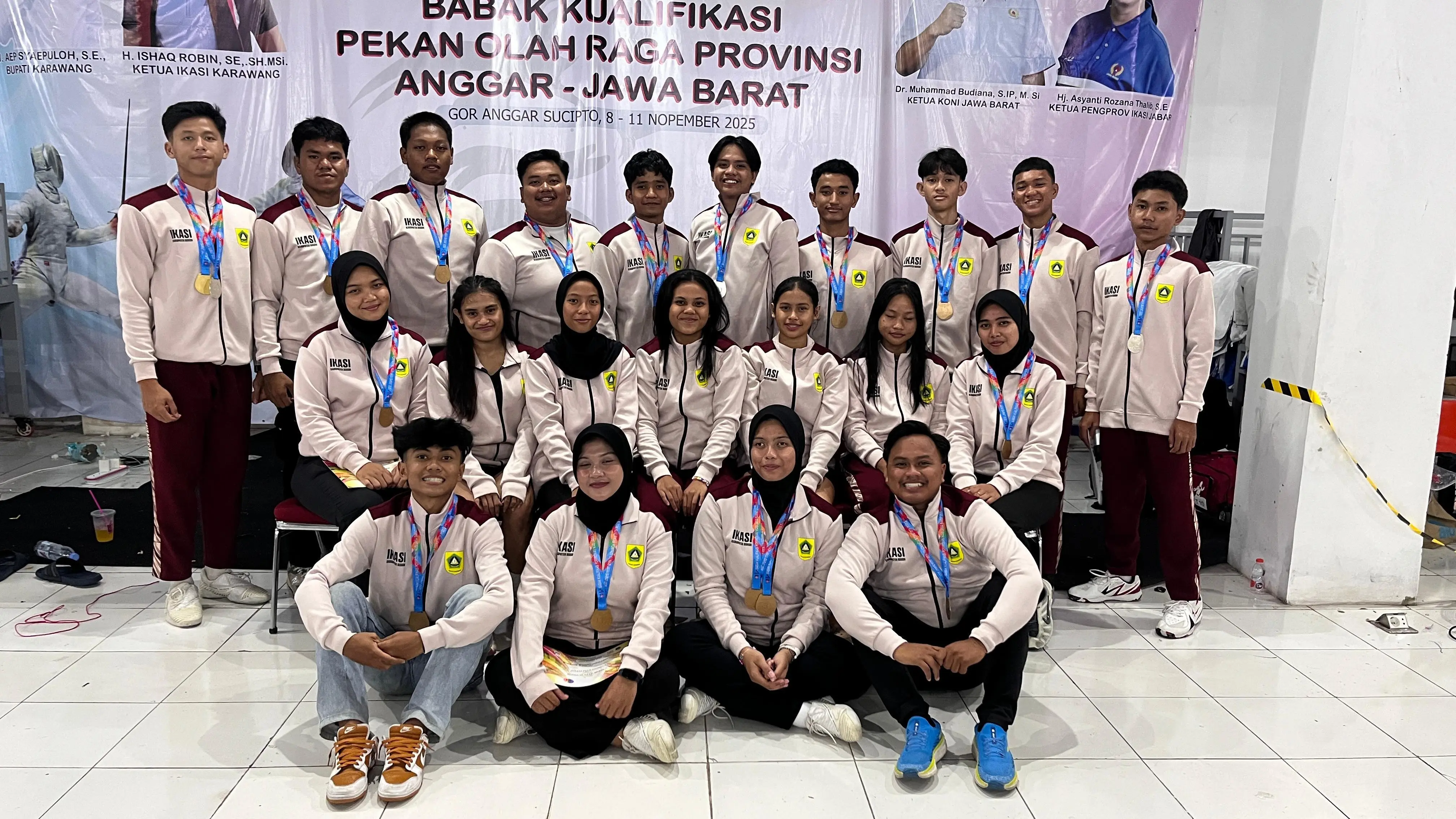 17 Atlet Anggar Kabupaten Bogor Lolos ke Porprov XV Jawa Barat 2026