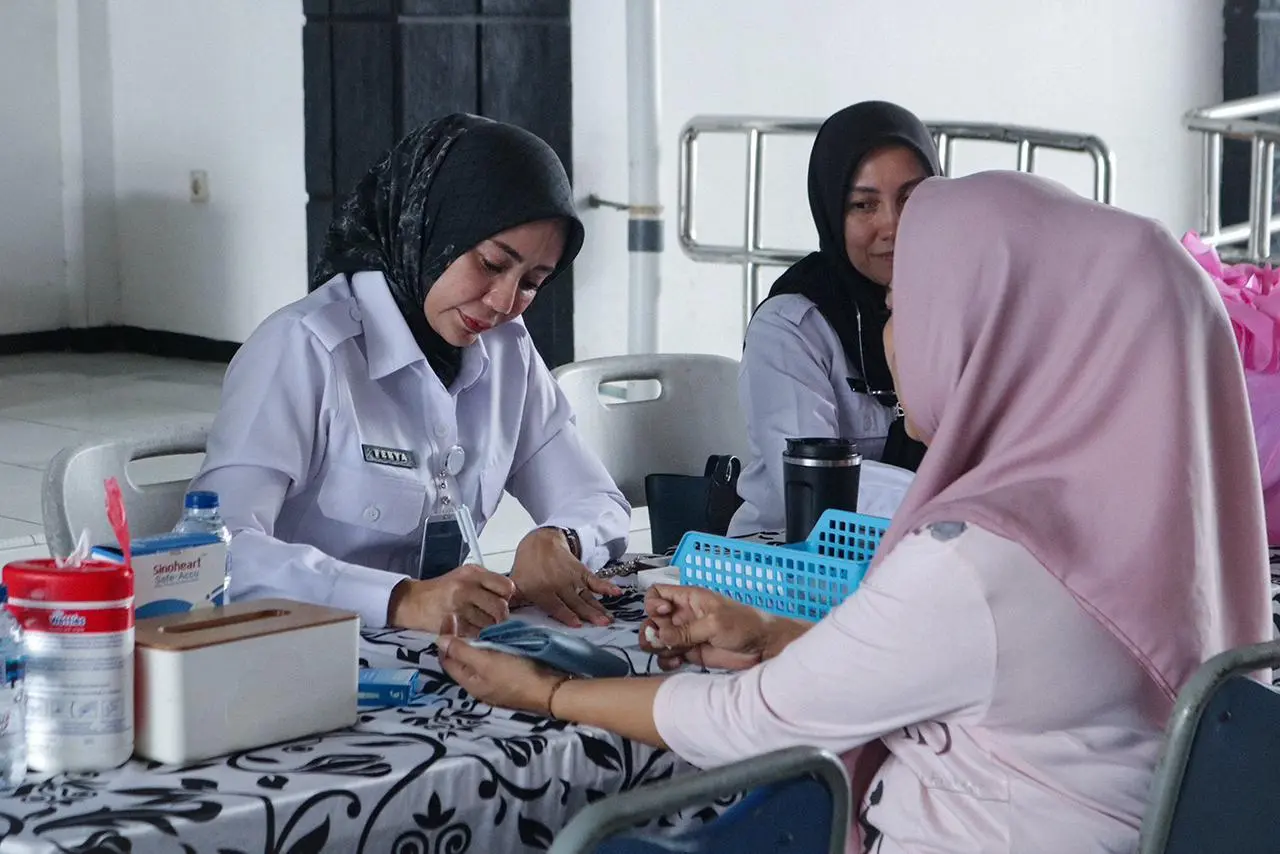 Lapas Cibinong Gelar Layanan Kesehatan Gratis Peringati Hari Bakti Kemenimipas Pertama