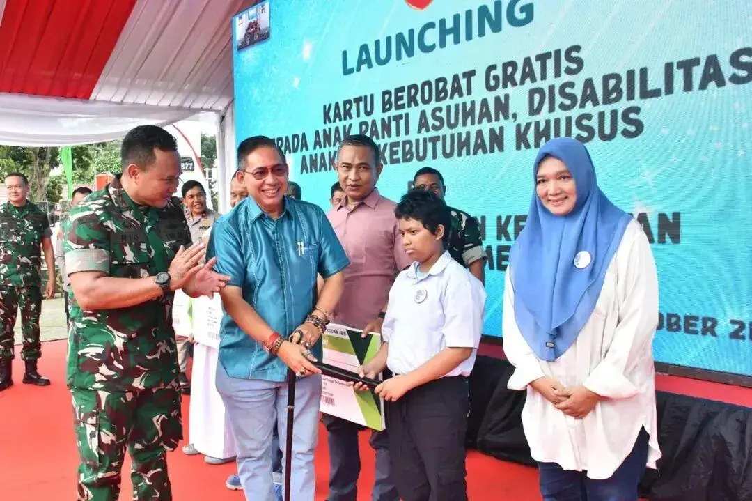 Kodam I/Bukit Barisan Luncurkan Kartu Berobat Gratis untuk Anak Panti, Disabilitas, ABK, dan Awak Media
