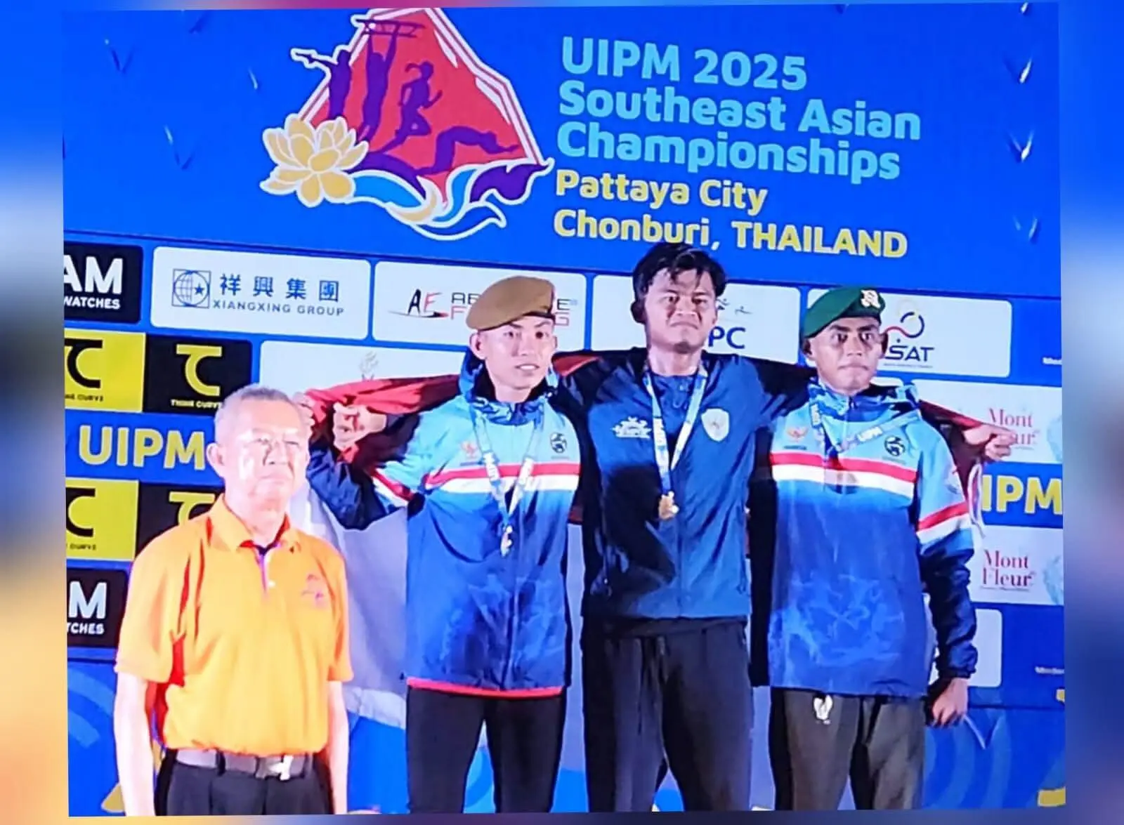 Prajurit Pasmar 2 Raih Emas di Try Out SEA Games Pentathlon 2025 Bangkok