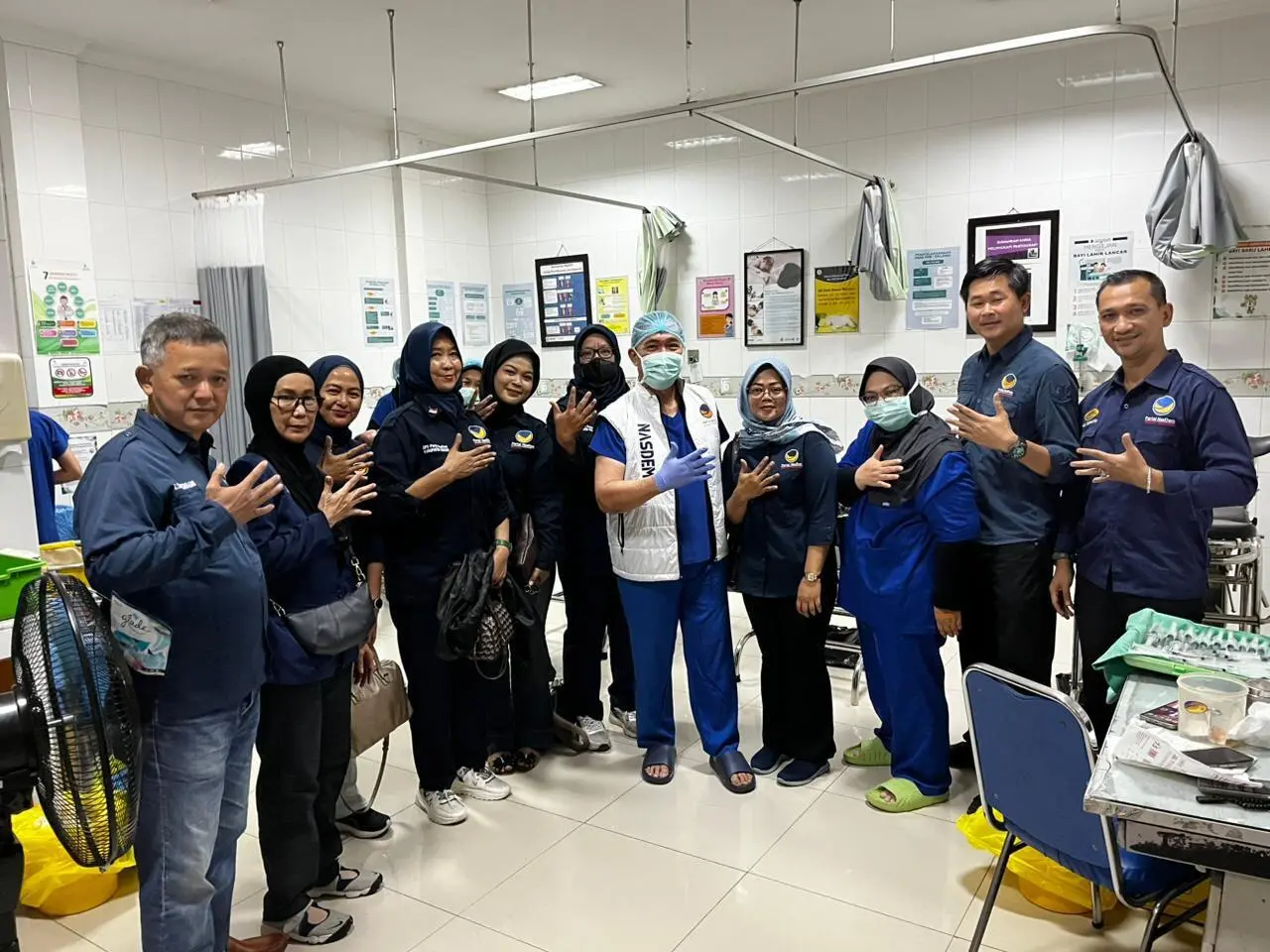 HUT ke-14, Partai NasDem Kabupaten Bogor Gelar Pemeriksaan Kesehatan Gratis untuk Warga