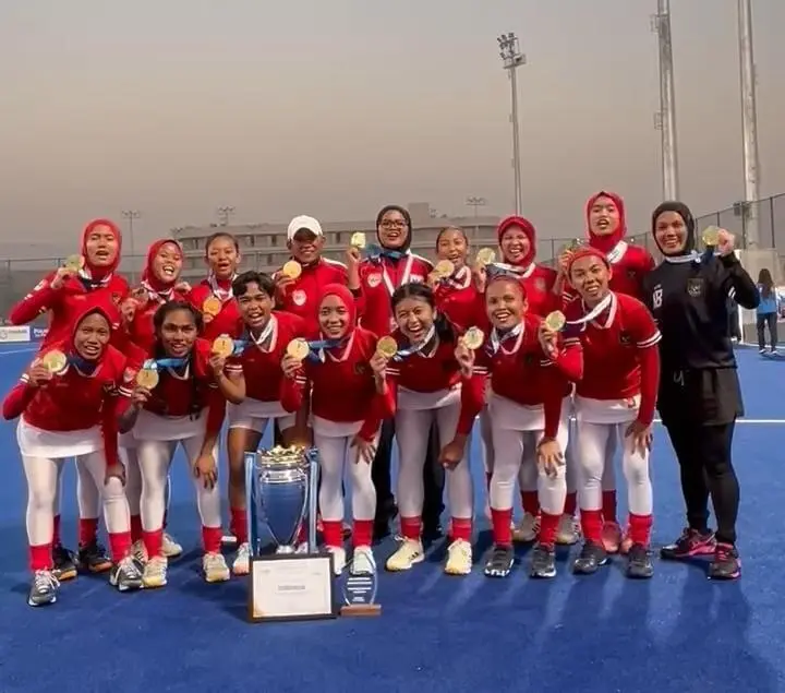 Luar Biasa! Timnas Hoki Putri Indonesia Sabet Gelar Juara di Asia Tengah, Tatap Medali Emas SEA Games 2025