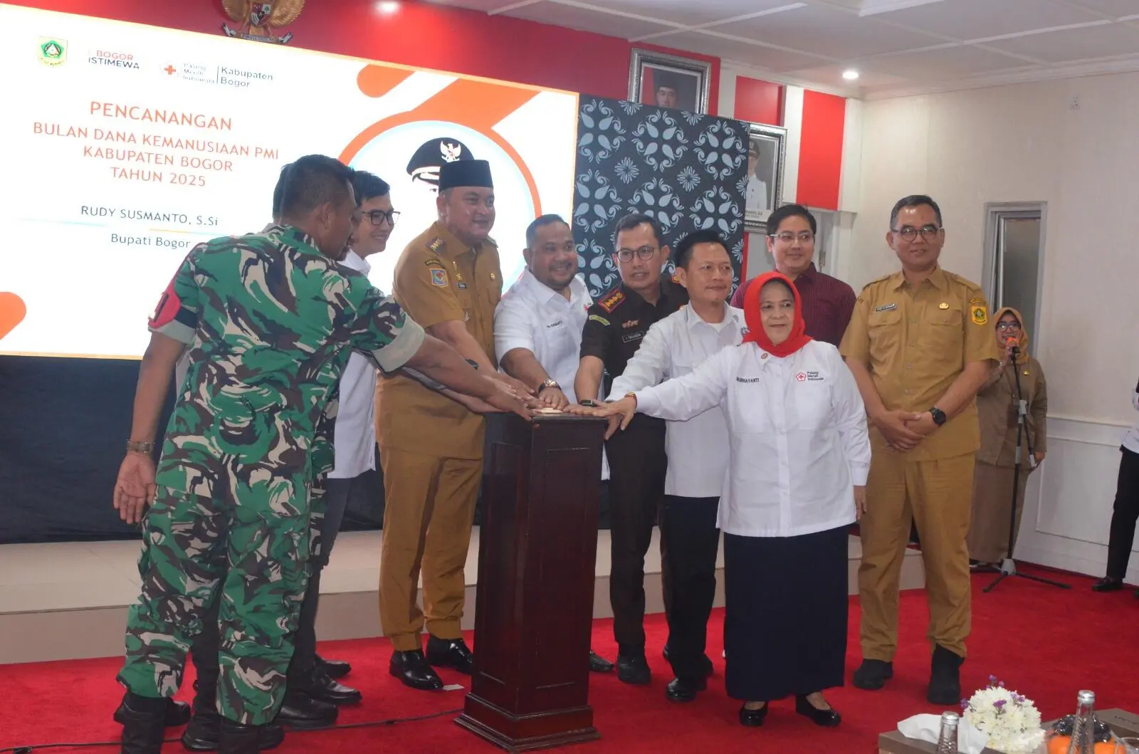 Bupati Bogor Dukung PMI Perkuat Layanan Kemanusiaan dan Akreditasi Unit Transfusi Darah