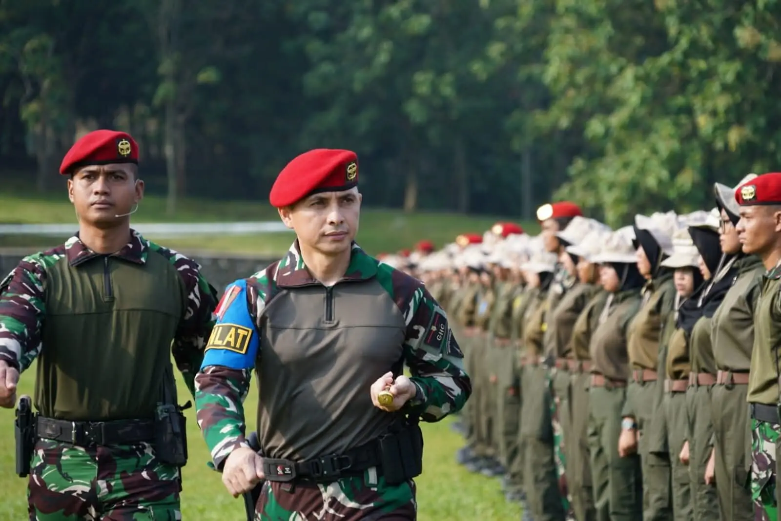 1.000 Siswa SMK Ikuti Gelombang 2 Korps Kadet Republik Indonesia di Batalyon 13 Kopassus Bogor