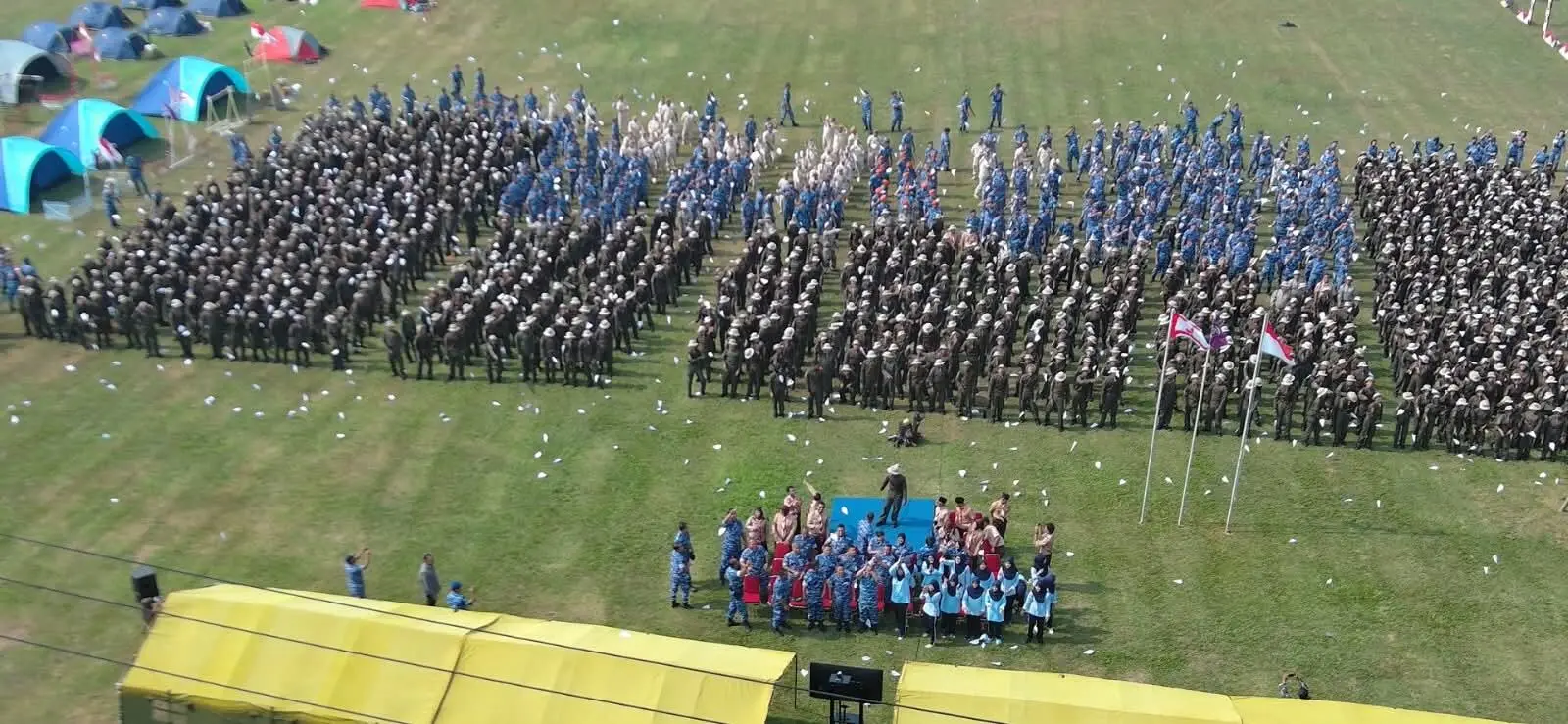 Dirgantara Fair 2025, Lanud Suryadarma dan KKRI Terbangkan 1.500 Pesawat Kertas