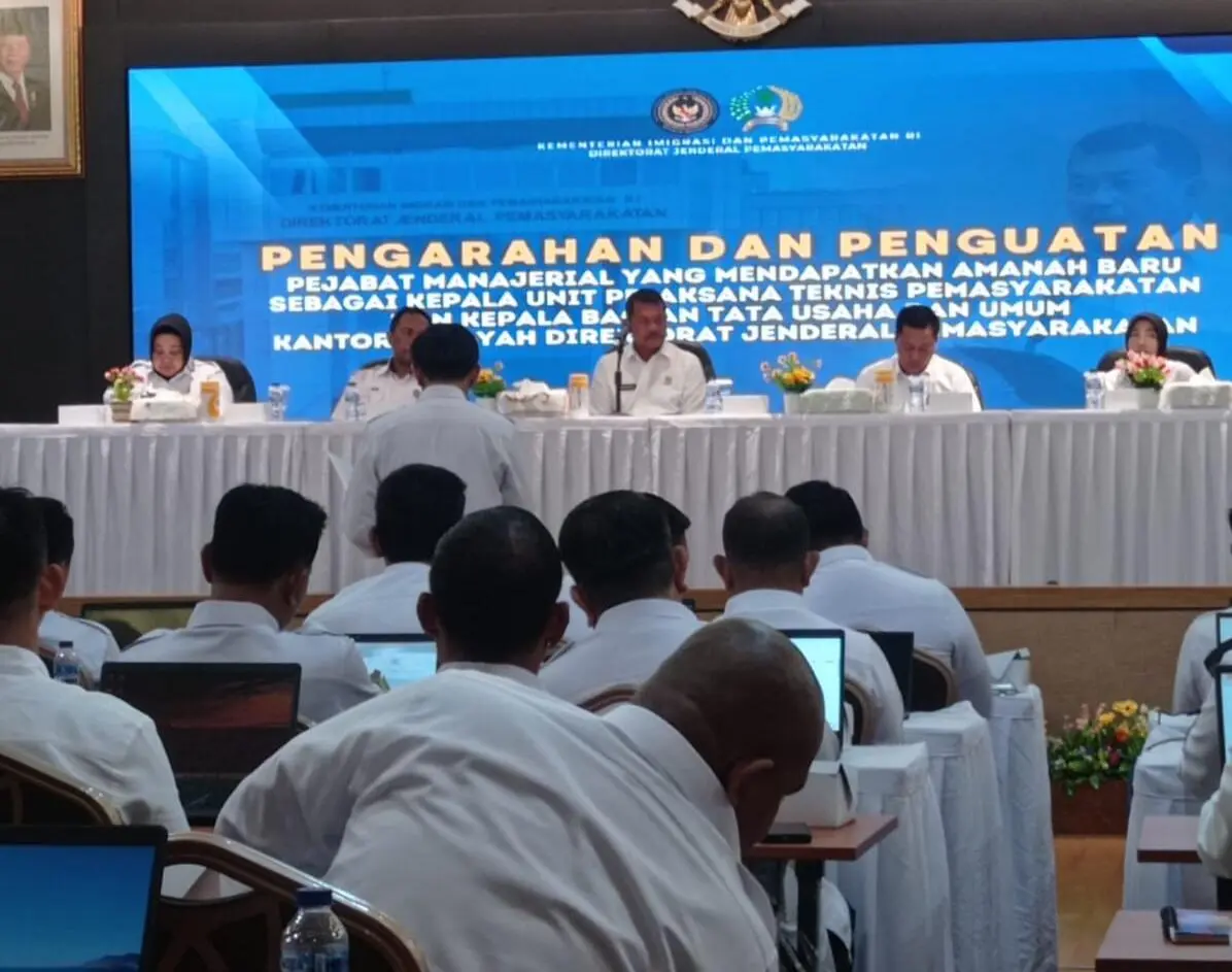 Dirjen PAS Kemenkumham Beri Pengarahan 149 Pejabat Baru Pemasyarakatan