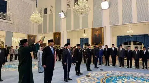 Presiden Prabowo Lantik Pejabat Baru Kabinet Merah Putih dalam Reshuffle Jilid III