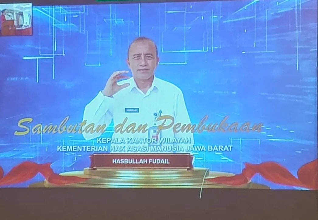 Lapas Khusus Kelas IIB Sentul Ikuti Sosialisasi Penguatan Kapasitas HAM Aparatur di Bogor