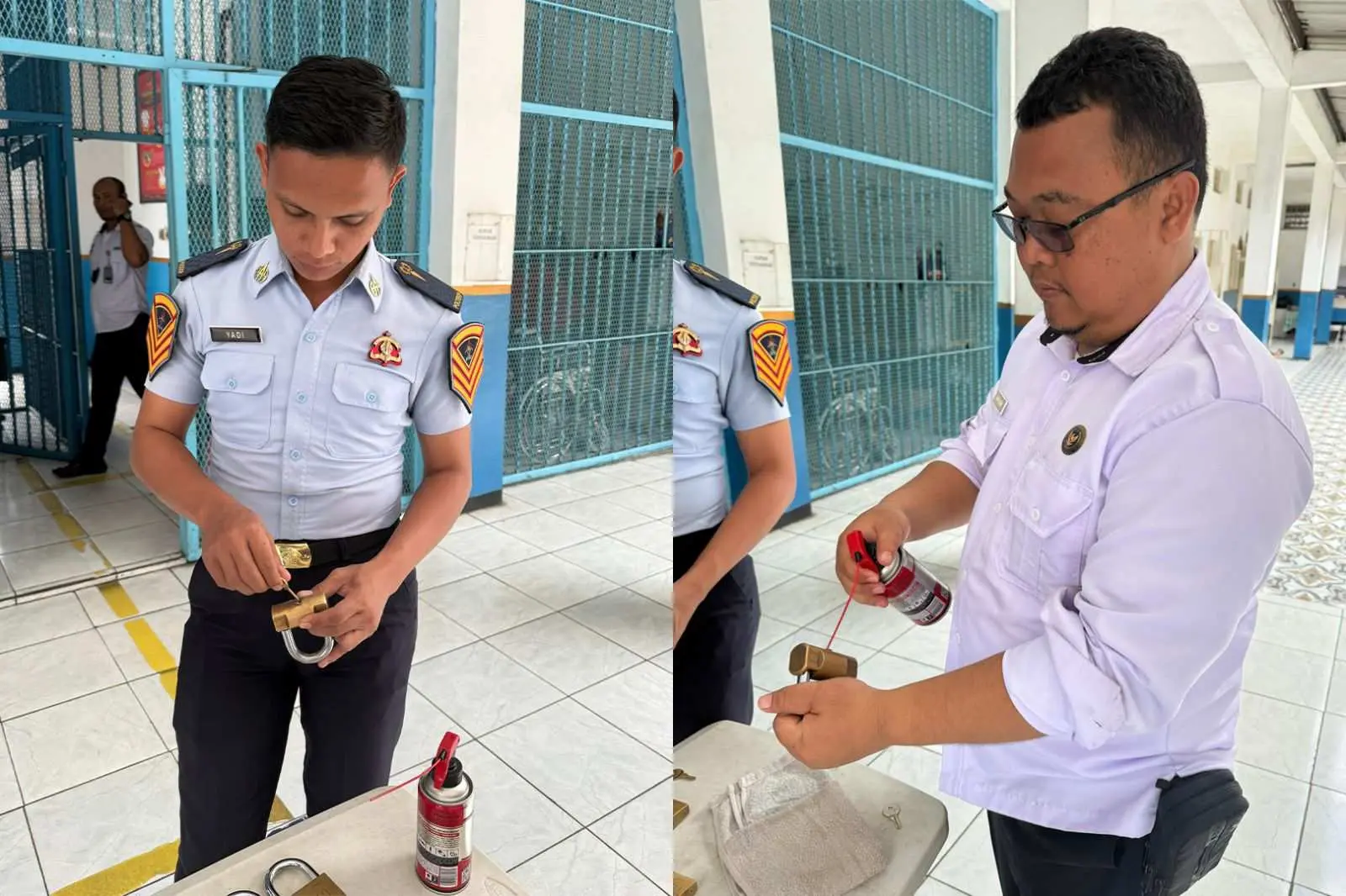 Lapas Cibinong Lakukan Perawatan dan Rolling Gembok Hunian, Perkuat Keamanan dan Ketertiban