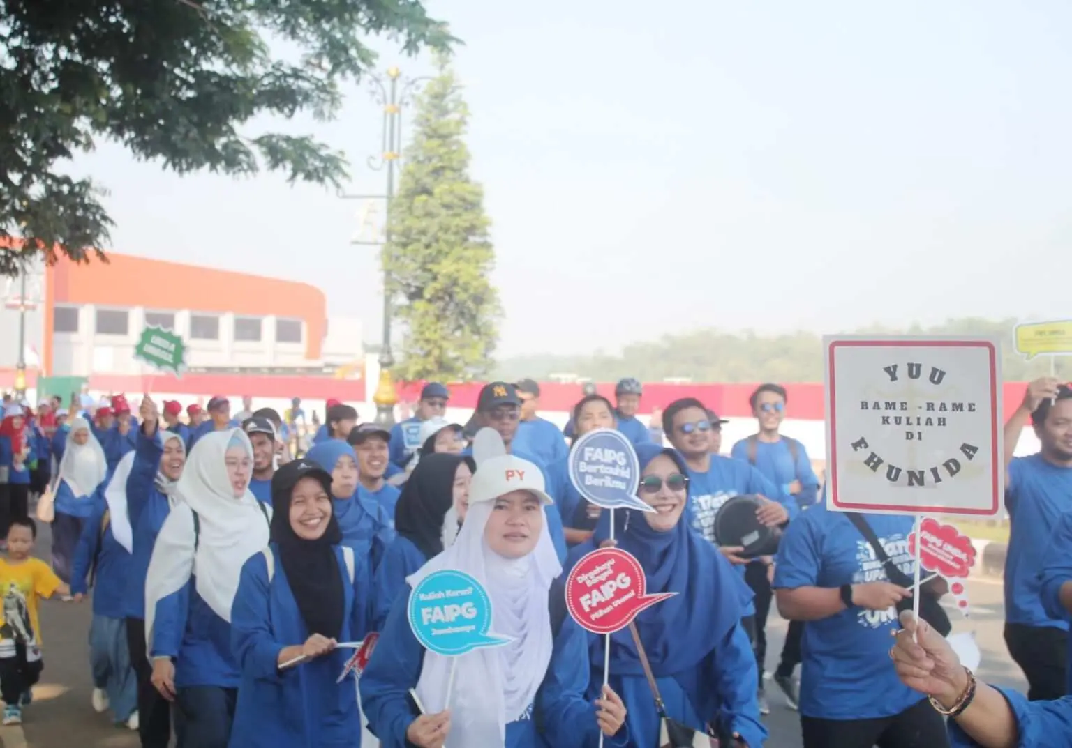 Unida Gelar Fun Walk di Stadion Pakansari, Semarakkan HUT ke-80 RI dengan Semangat Persatuan