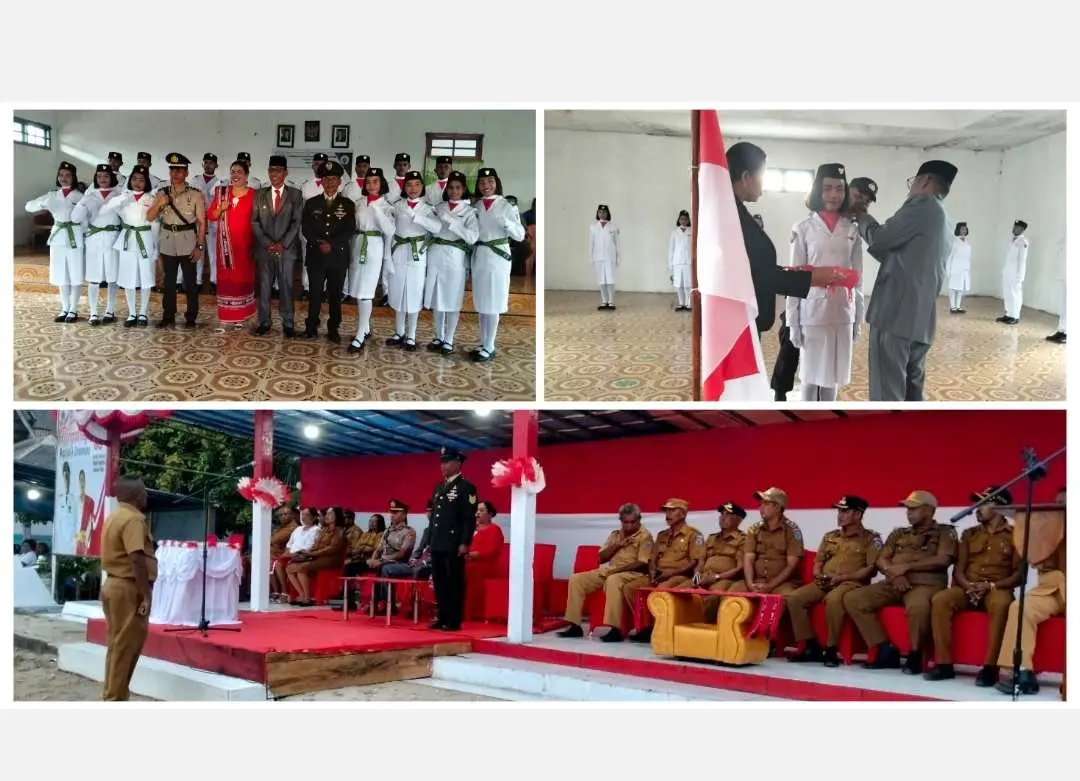 Pengukuhan Paskibra Kecamatan Fordata, Momentum Penguatan Semangat Nasionalisme