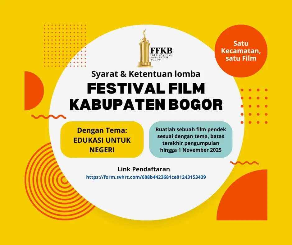 Festival Film Kabupaten Bogor 2025 Siap Digelar, Angkat Tema Edukasi untuk Negeri
