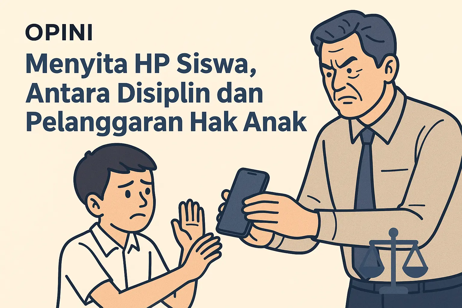 Opini: Menyita HP Siswa, Antara Disiplin dan Pelanggaran Hak Anak