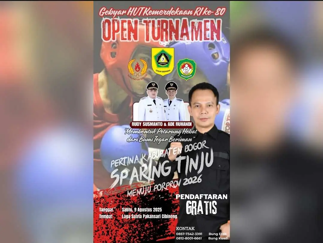 Pertina Kabupaten Bogor Gelar Sparing Tinju Menuju Porprov 2026, Pendaftaran Gratis!