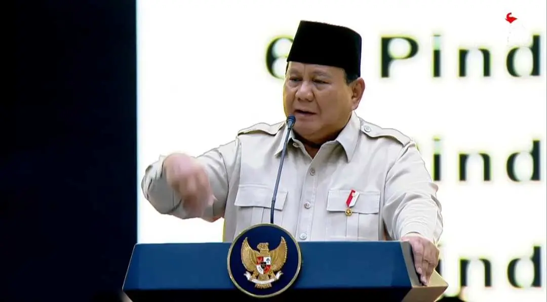 Prabowo Bantah Narasi 'Indonesia Gelap', Klaim Ekonomi RI di Jalur Benar
