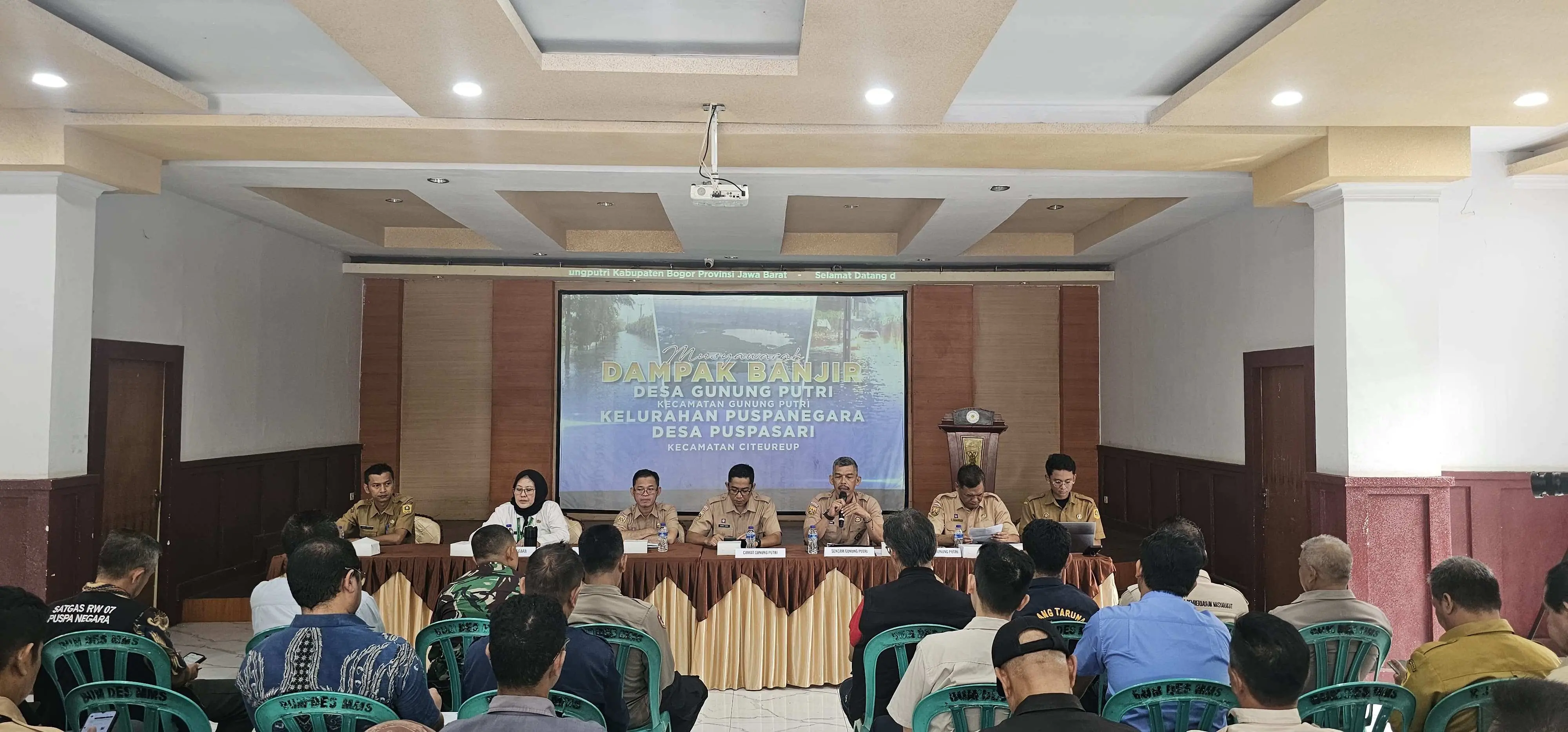 Atasi Banjir di Gunung Putri dan Citereup, Dua Kecamatan Gelar Musyawarah Bersama