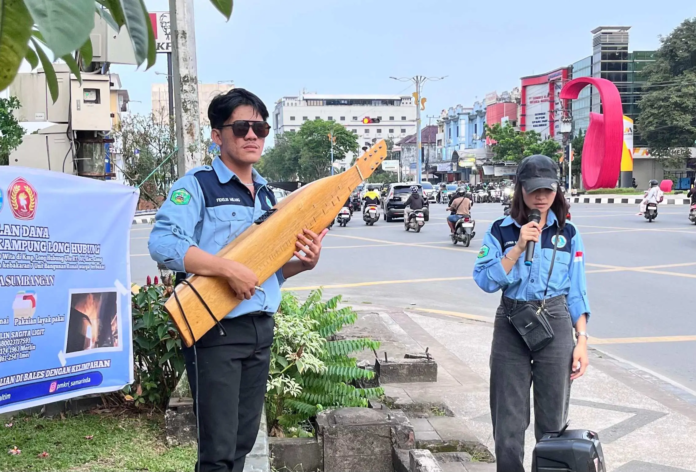 Aksi Kemanusiaan: Aliansi Mahasiswa Samarinda Galang Dana untuk Korban Kebakaran di Mahakam Ulu