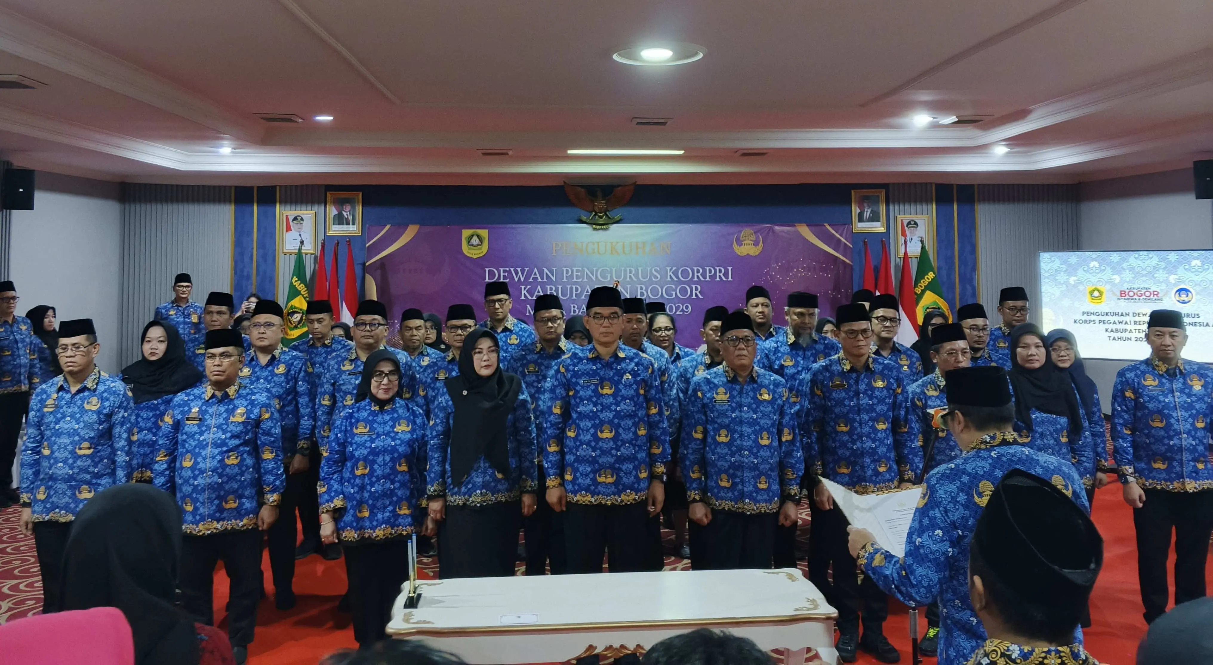 Ajat Rochmat Jatnika Resmi Dilantik Sebagai Ketua DP KORPRI Kabupaten Bogor Masa Bakti 2024–2029