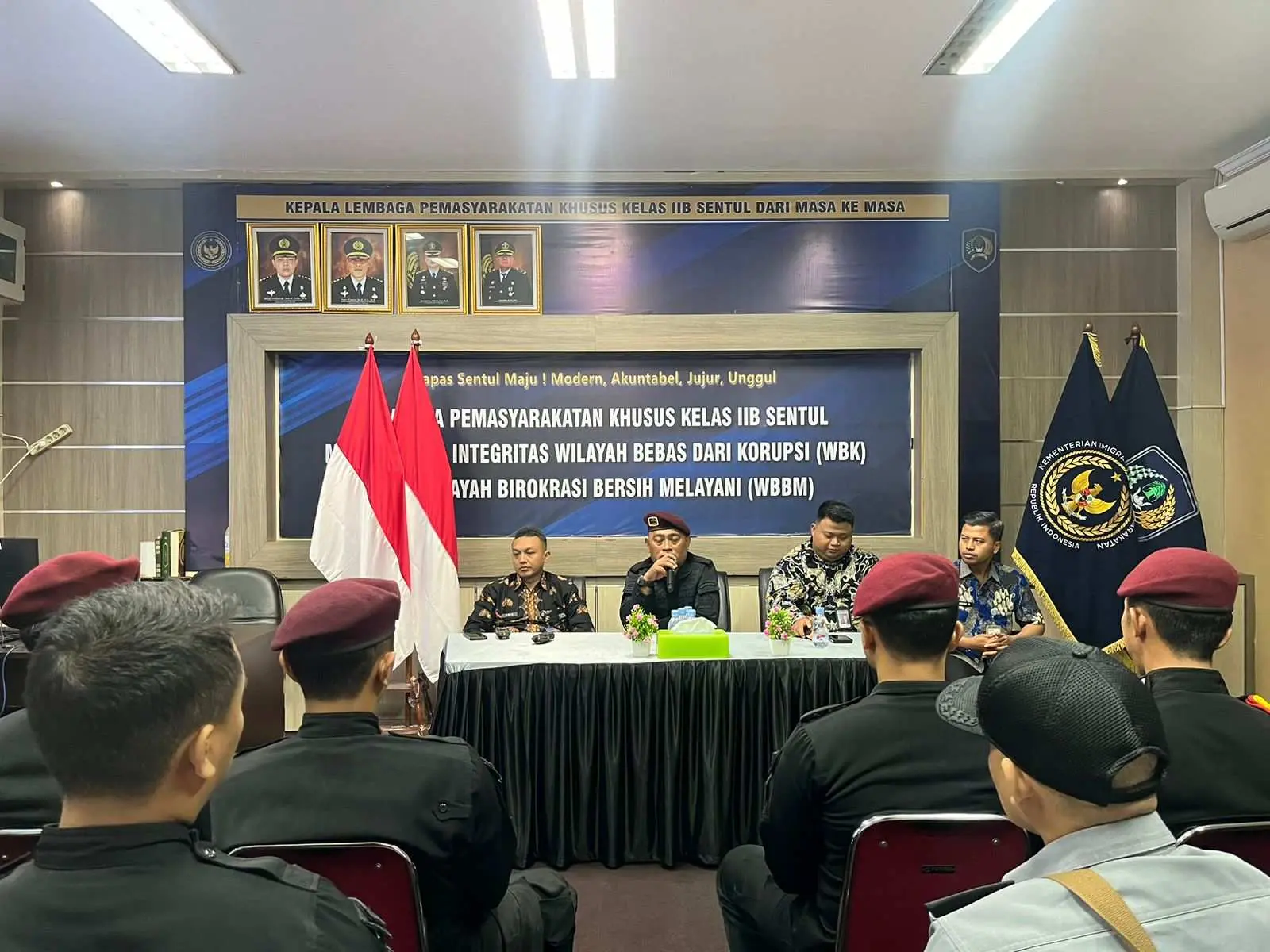 Tingkatkan Kedisiplinan dan Profesionalisme, Lapas Khusus Kelas IIB Sentul Gelar Penguatan Regu Pengamanan