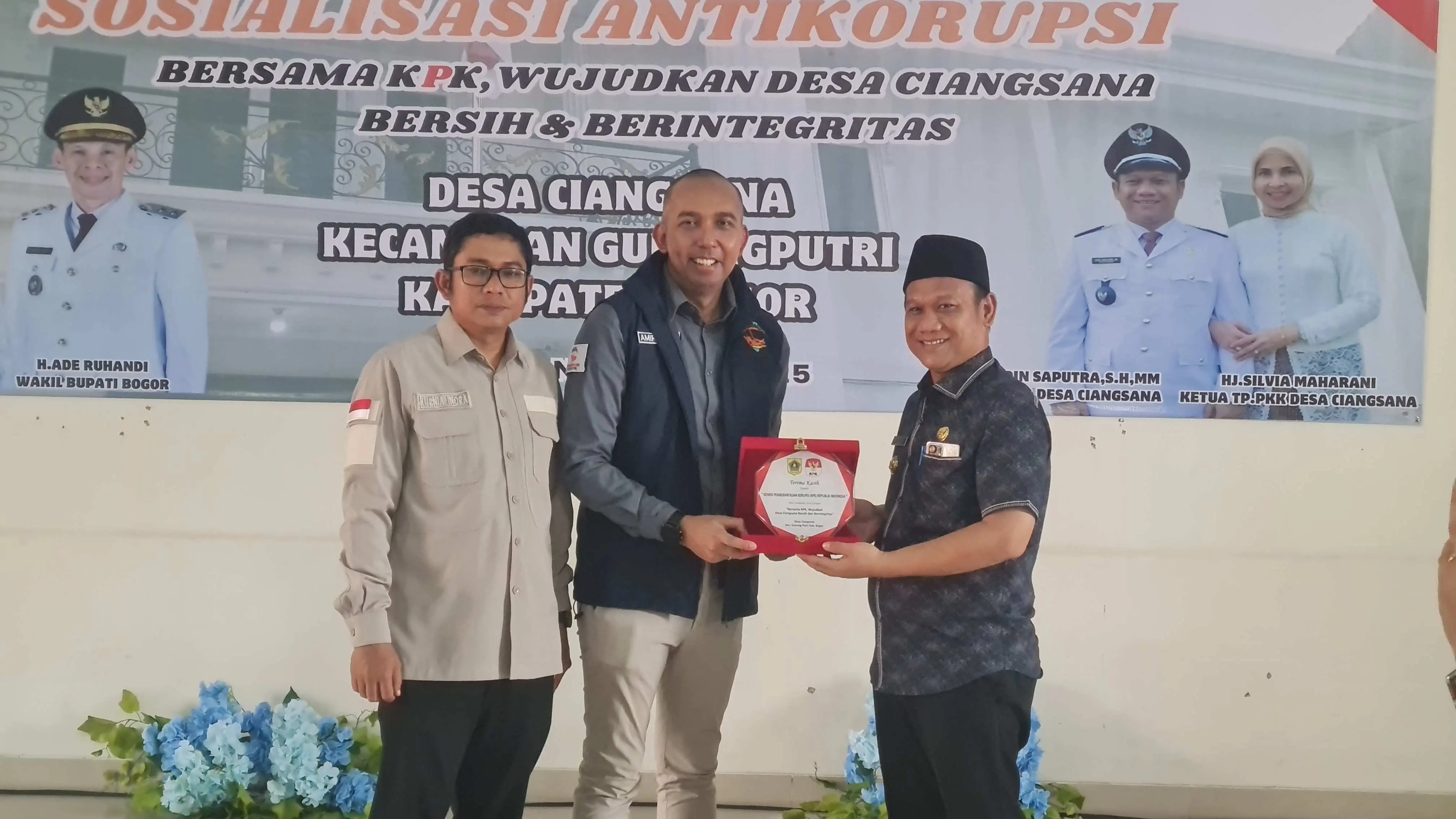 KPK Sambangi Desa Ciangsana dalam Roadshow 2025: Bangun Budaya Antikorupsi Sejak Desa