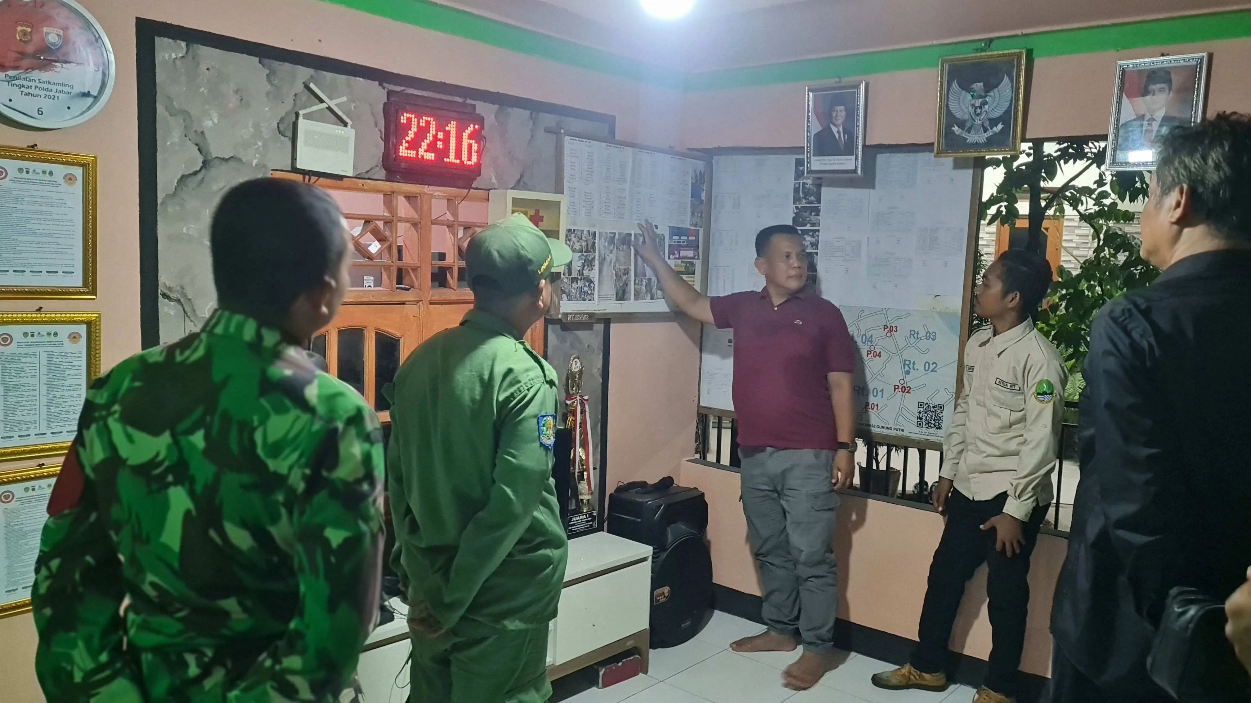 Pemdes Gunungputri Wakili Polda Jabar dalam Lomba Tiga Pilar Tingkat Nasional, Polda Lakukan Monev Poskamling