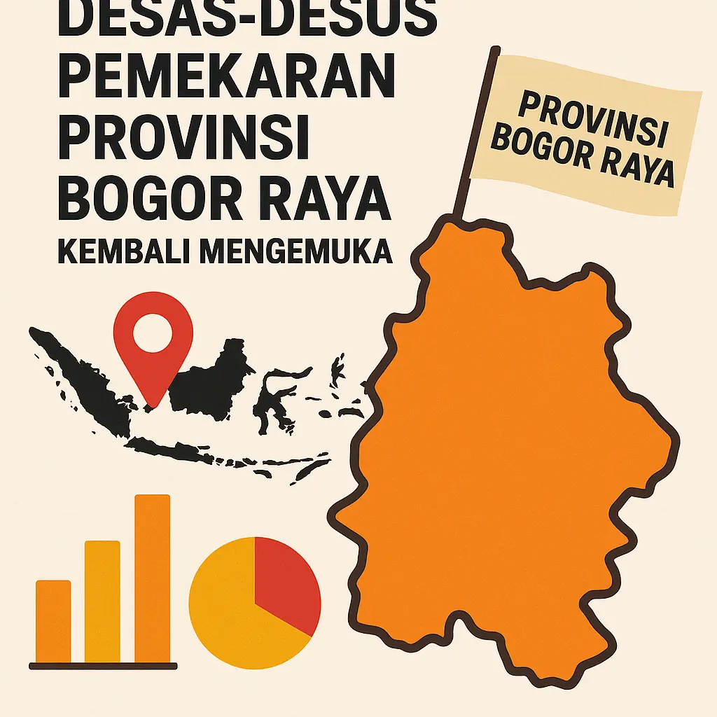 Desas-Desus Pemekaran Provinsi Bogor Raya Kembali Mengemuka, 8 Wilayah Masuk Rencana