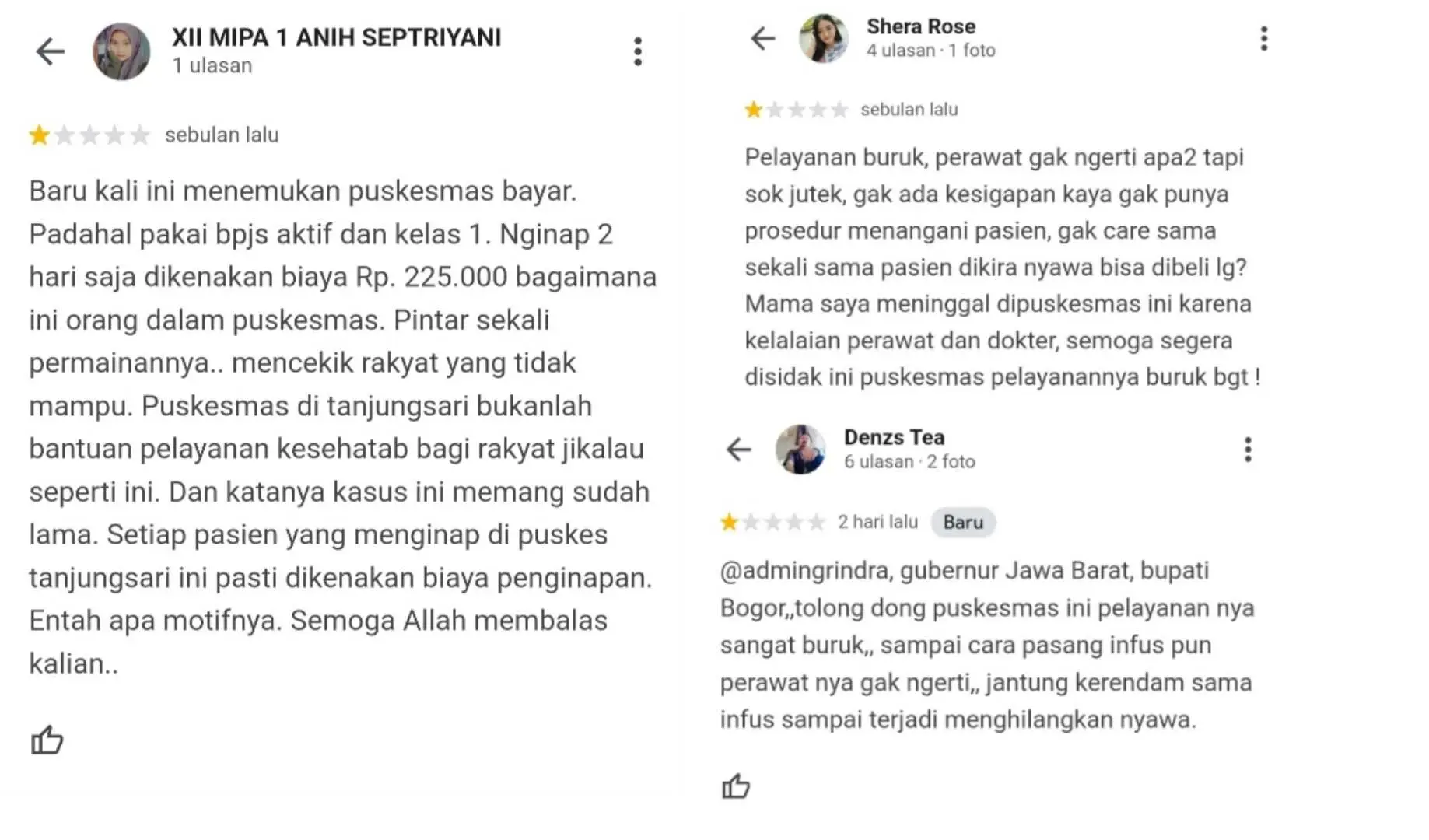 Pelayanan Puskesmas Tanjungsari Kabupaten Bogor Dikeluhkan Warga, Pihak Terkait Enggan Beri Tanggapan