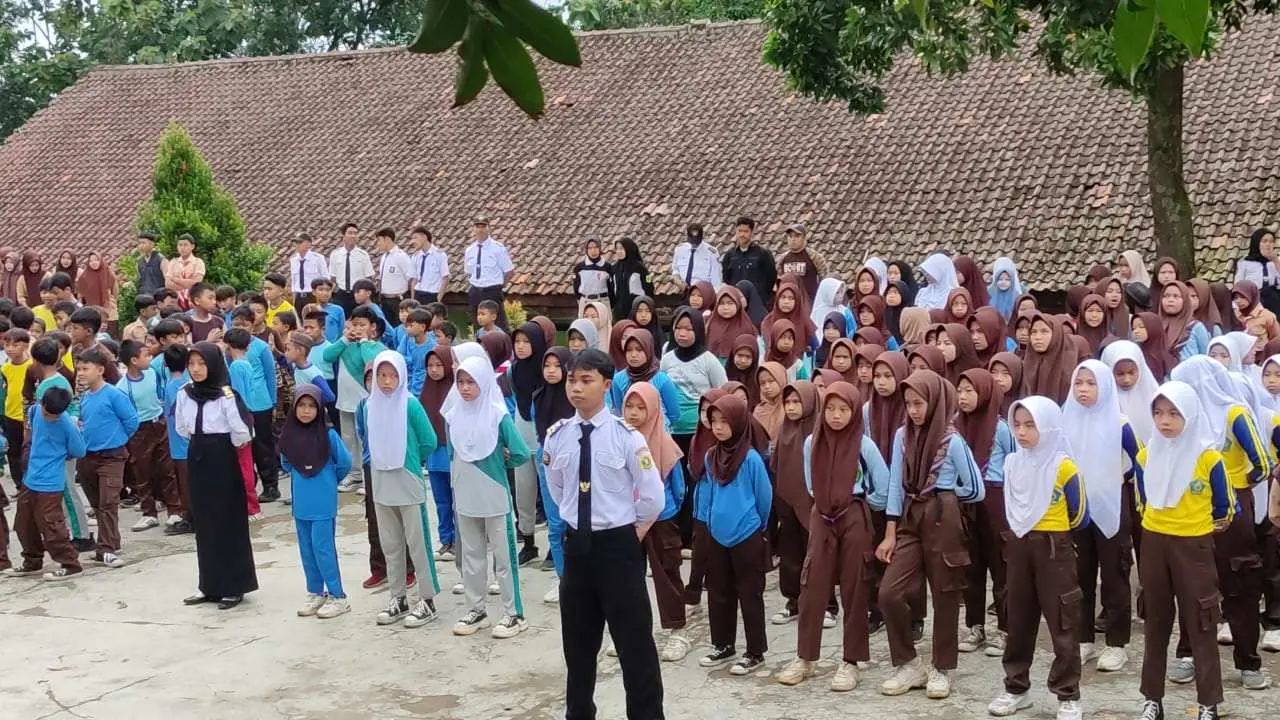 Latihan Gabungan PBB SD/MI Se-Kecamatan Sukamakmur, Ajang Penguatan Kedisiplinan Siswa