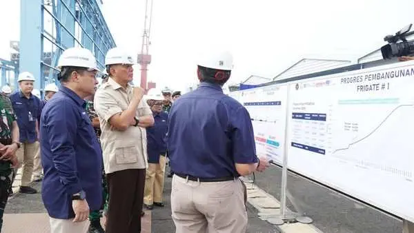 Menteri Pertahanan Pantau Fregat Merah Putih: Simbol Kebangkitan Industri Pertahanan Indonesia