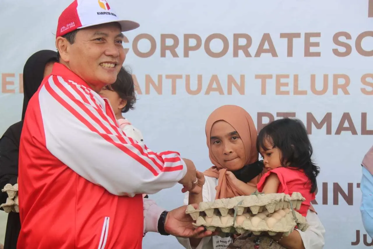 Pemkab Bogor dan PT Malindo Feedmill Salurkan 40 Ribu Telur untuk Dukung Ketahanan Pangan dan Atasi Stunting