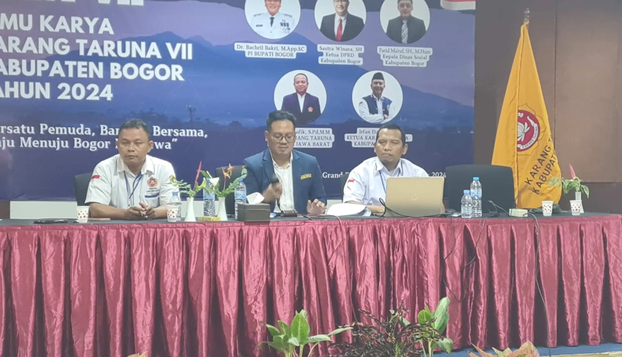 Berikut Nama-Nama Pimpinan Sidang Temu Karya Karang Taruna Kabupaten Bogor ke-VII