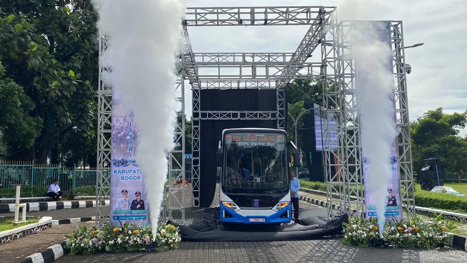 Pemkab Bogor Resmi Luncurkan Bus Listrik Gratis, Dukung Transportasi Ramah Lingkungan