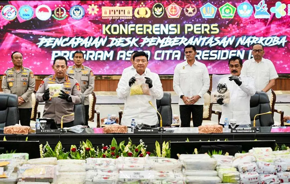 Indonesia Darurat Narkoba, Pemerintah Rumuskan Tiga Langkah Prioritas