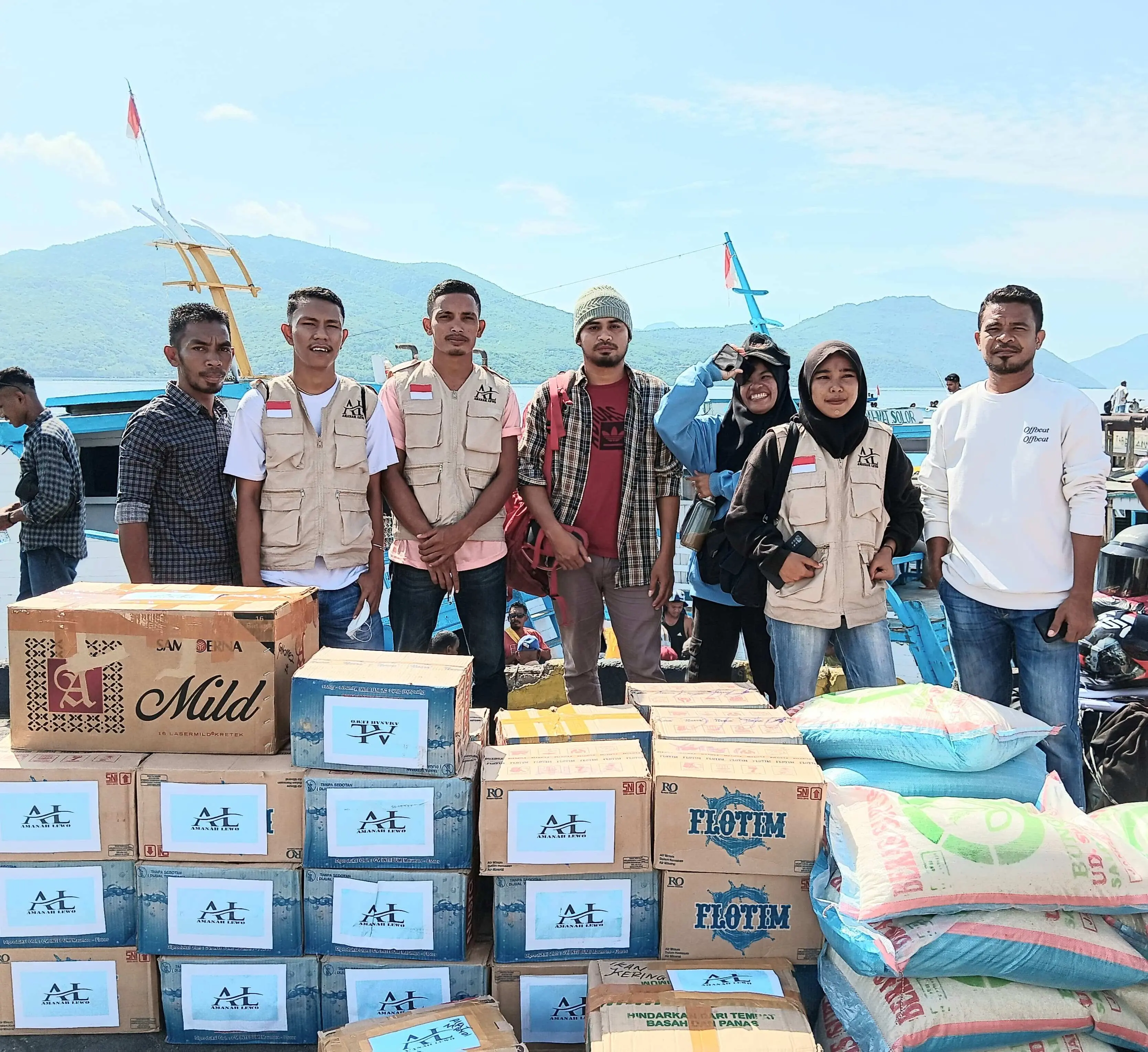 Amanah Lewo Salurkan Bantuan Tahap Kedua untuk Korban Erupsi Gunung Lewotobi