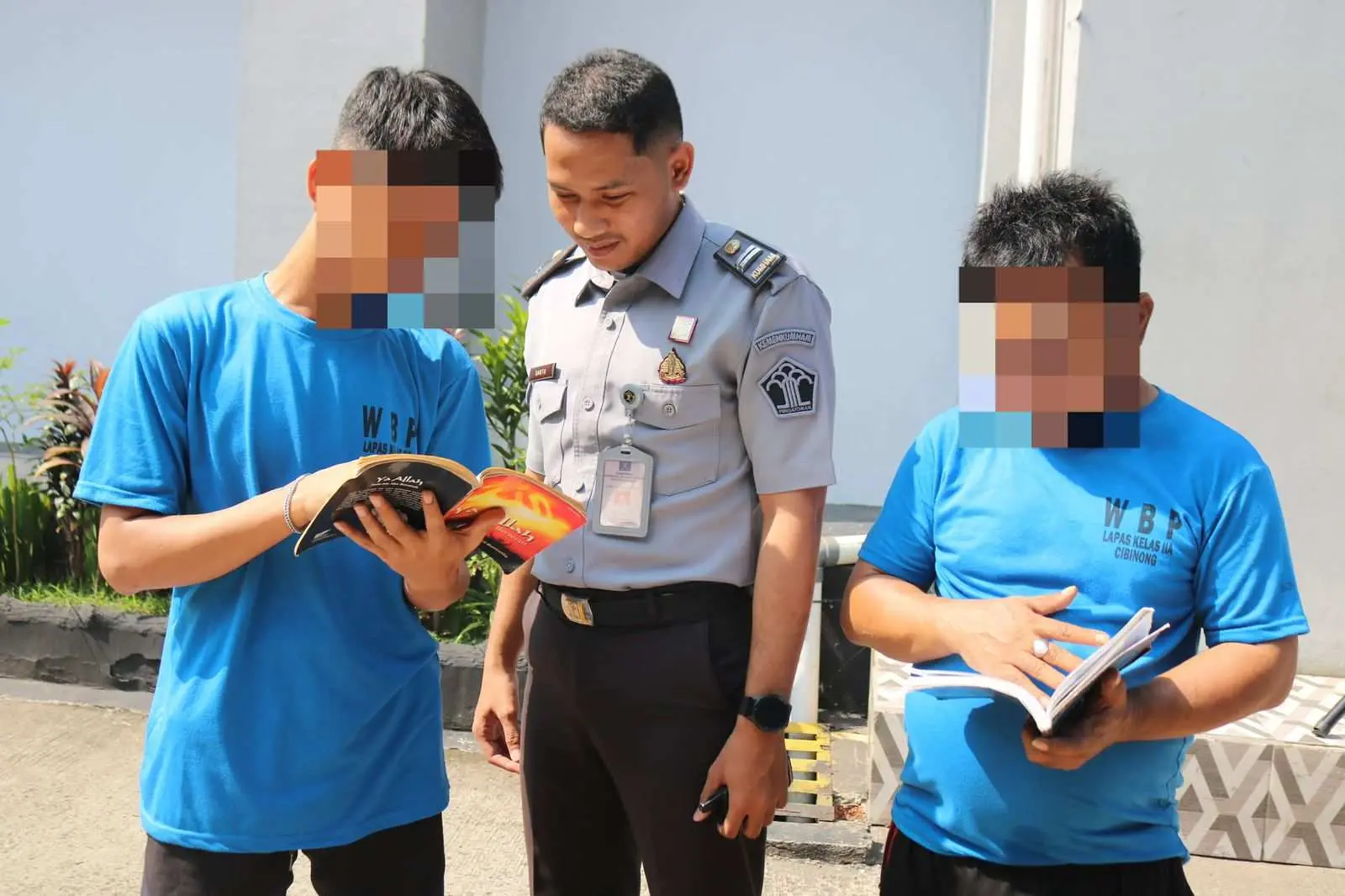 Melalui Program Gerobak Pintar, Lapas Cibinong Tingkatkan Minat Baca Warga Binaan