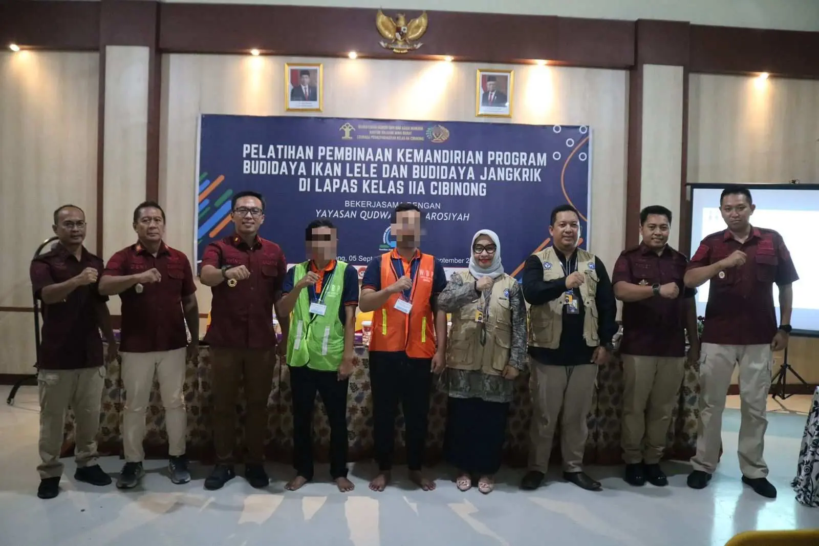 Keren!!! Lapas Cibinong Berikan Pelatihan Budidaya Ikan Lele Kepada Puluhan Warga Binaan