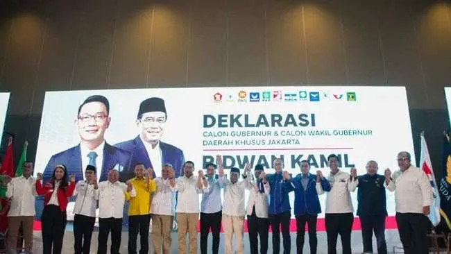 Ridwan Kamil - Suswono Resmi di Usung KIM Plus Maju Pilgub Jakarta