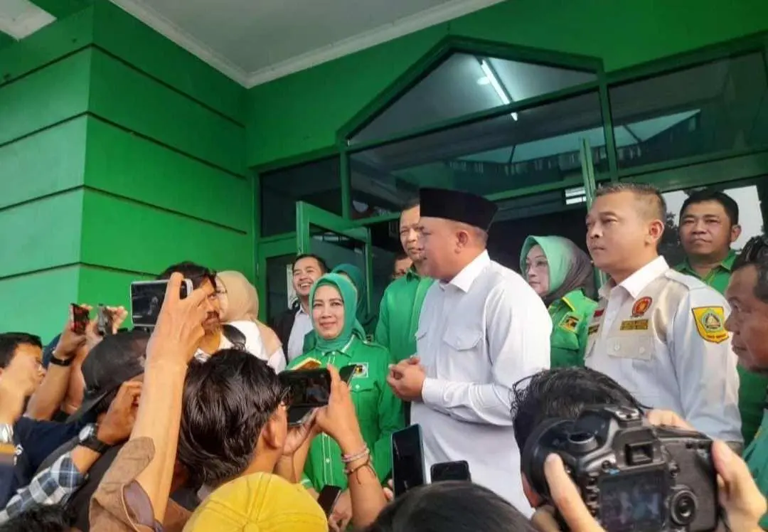 Bahas Arah Koalisi, Rudy Susmanto Sambangi Elly Yasin di DPC PPP Kabupaten Bogor