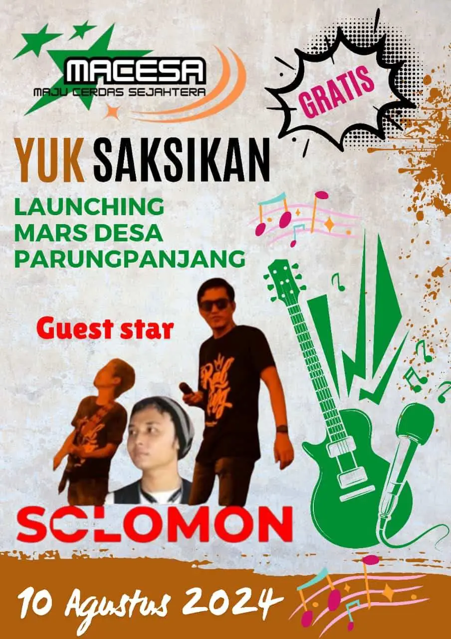 Festival Band Parung Panjang, Sekaligus Launcing Lagu Mars Desa