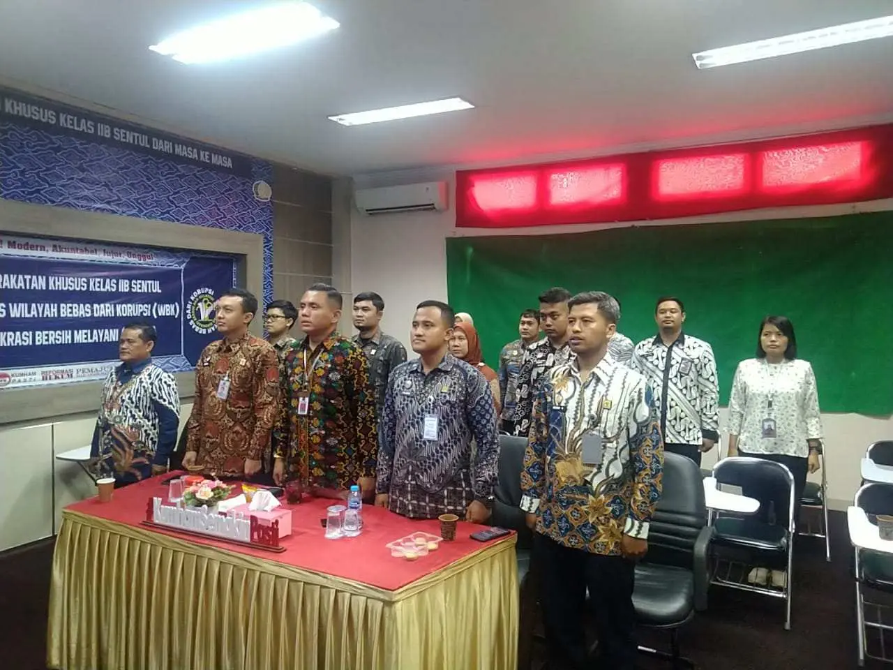 Lapas Sentul Serahkan Laporan Keuangan Kemenkumham Tahun 2023 Hasil Pemeriksaan BPK RI