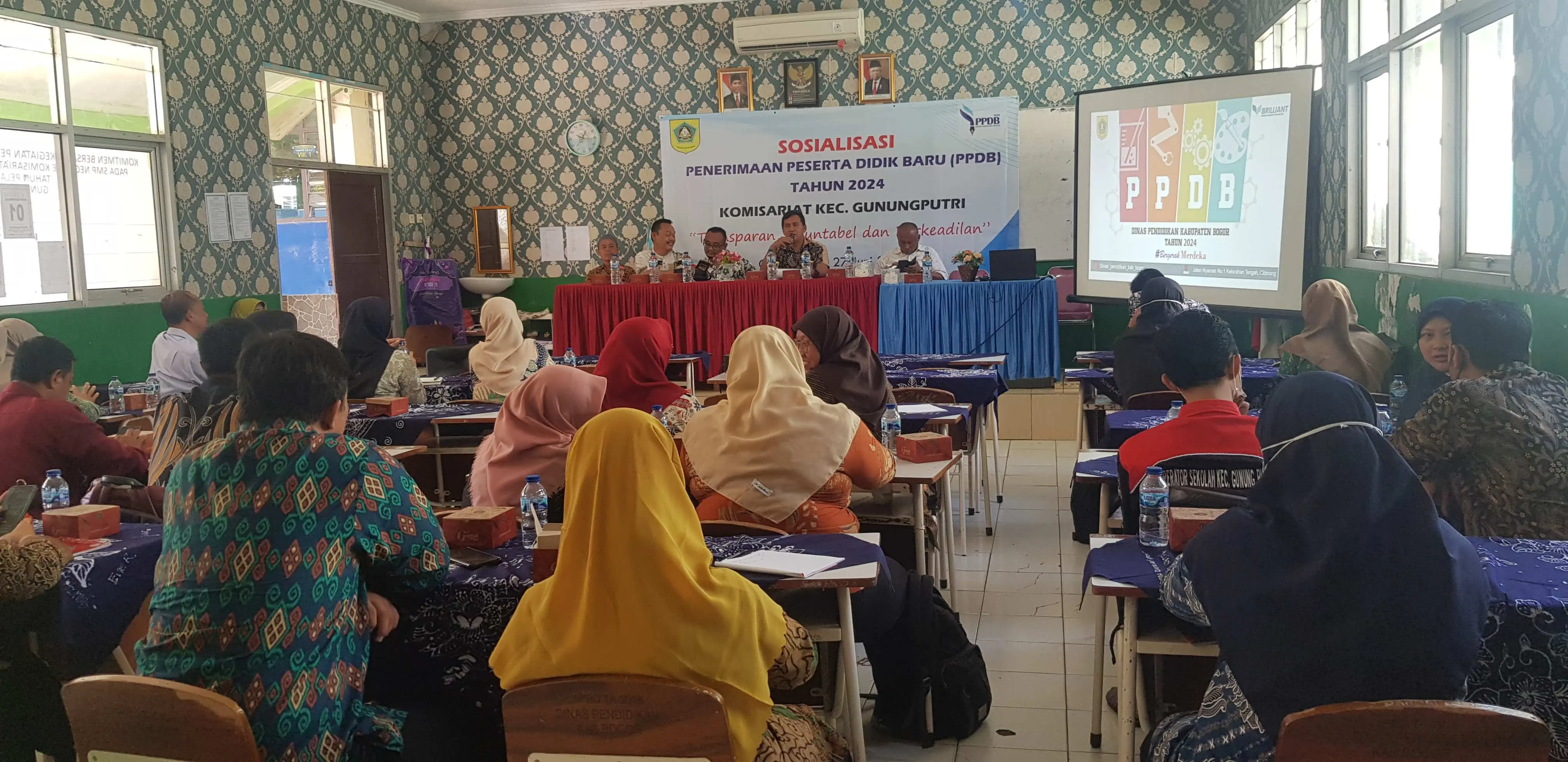 Komisariat Kecamatan Gunung Putri, Lakukan Sosialisasi PPDB Tingkat SMP Negeri Tahun 2024