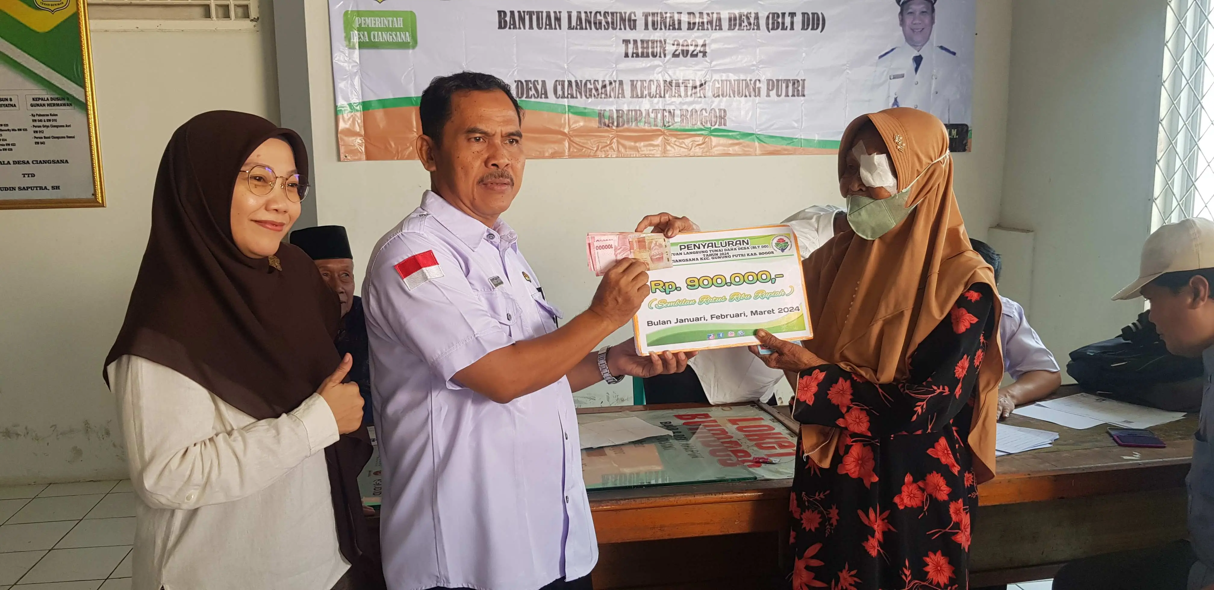 Sumringah!!! BLT DD Desa Ciangsana Tahap 1 Tahun 2024 Cair