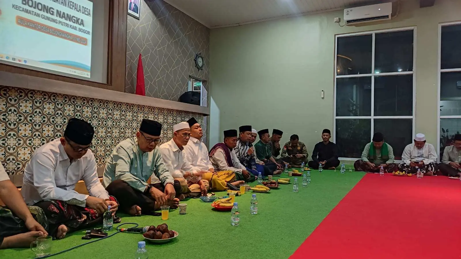 Sebagai Bentuk Syukur Atas Bertambahnya Masa Jabatan Kepala Desa, Pemdes Bojong Nangka Lakukan Doa Bersama