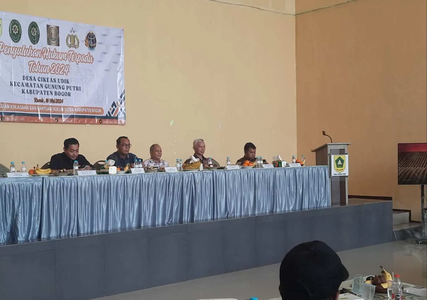 Program Unggulan Pemkab Bogor Penyuluhan Hukum Terpadu, Berlangsung di Desa Cikeas Udik