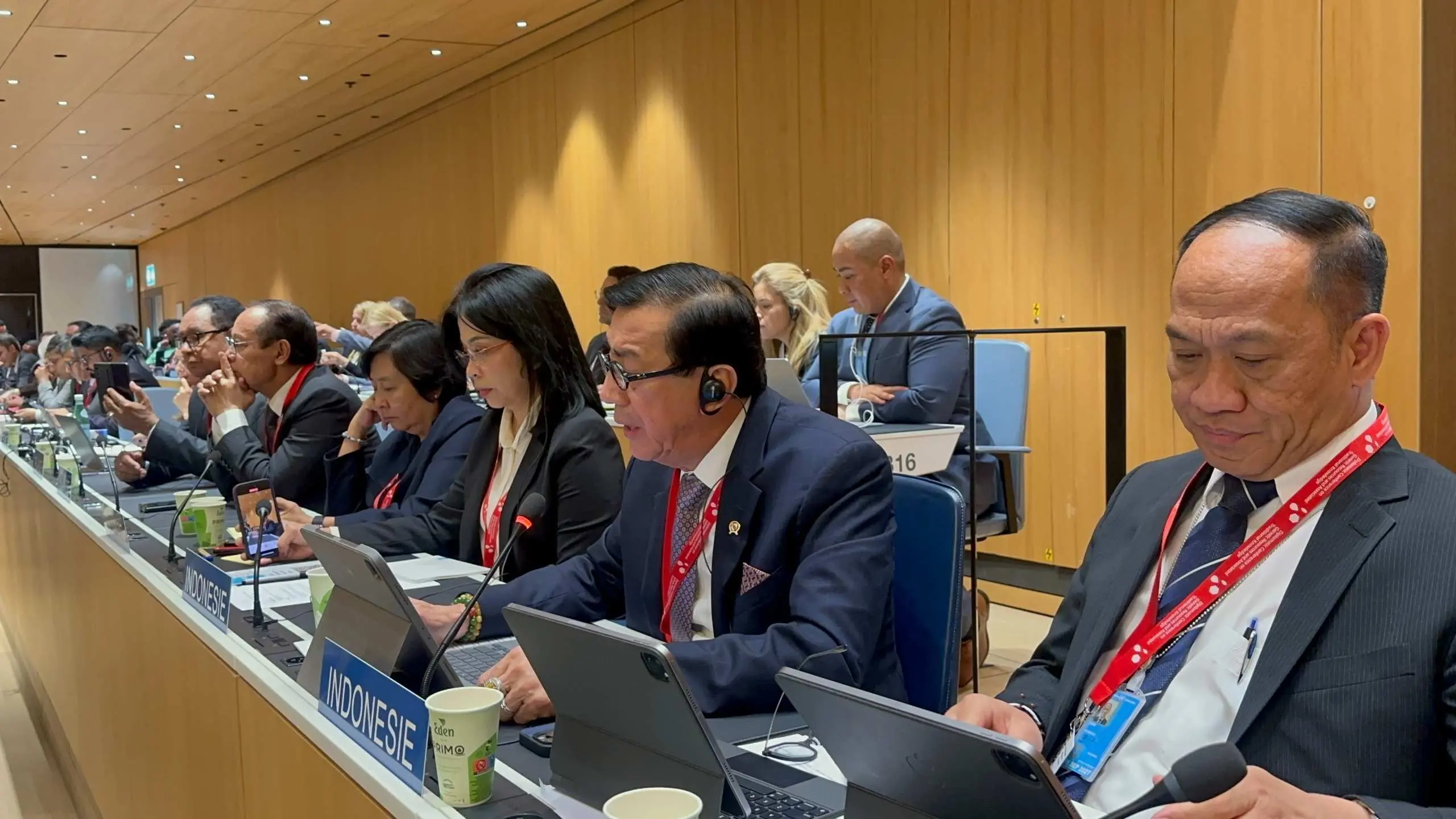 Menkumham RI Pimpin Delegasi RI dalam Konferensi Diplomatik di WIPO Jenewa