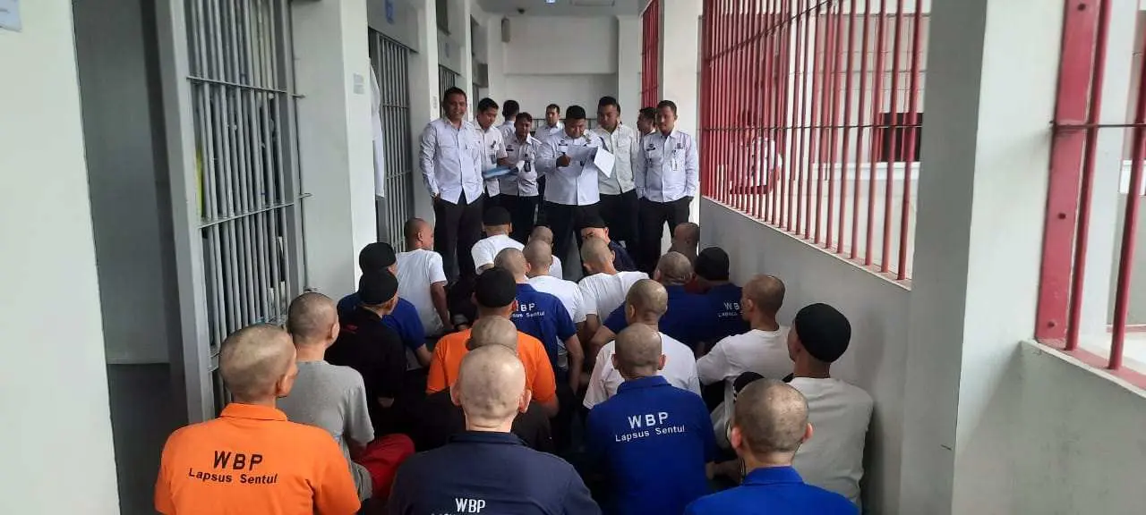 23 WBP Baru Lapas Khusus Kelas 2B Sentul diberikan Pembekalan Tatib