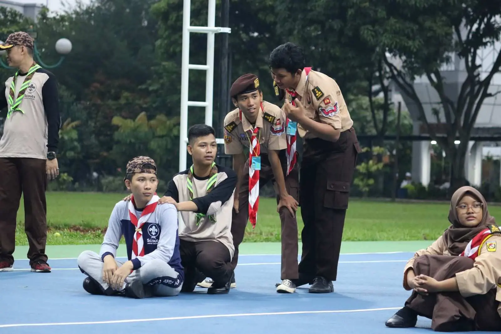 Lapas Cibinong Goes To School, Ngabuburit melalui Latihan Gabungan Pramuka SMA Kabupaten Bogor dengan SiPrala Cibinong