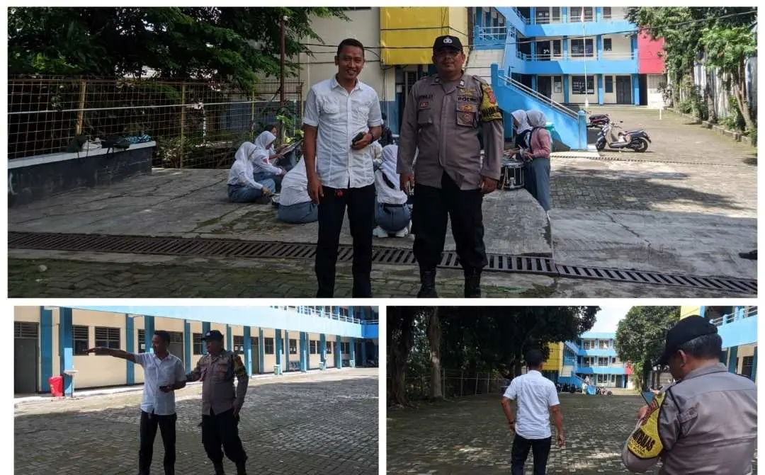Antisipasi Tawuran, Polsek Gunung Putri Lakukan Sambang dan Silaturhmi ke Sekolah